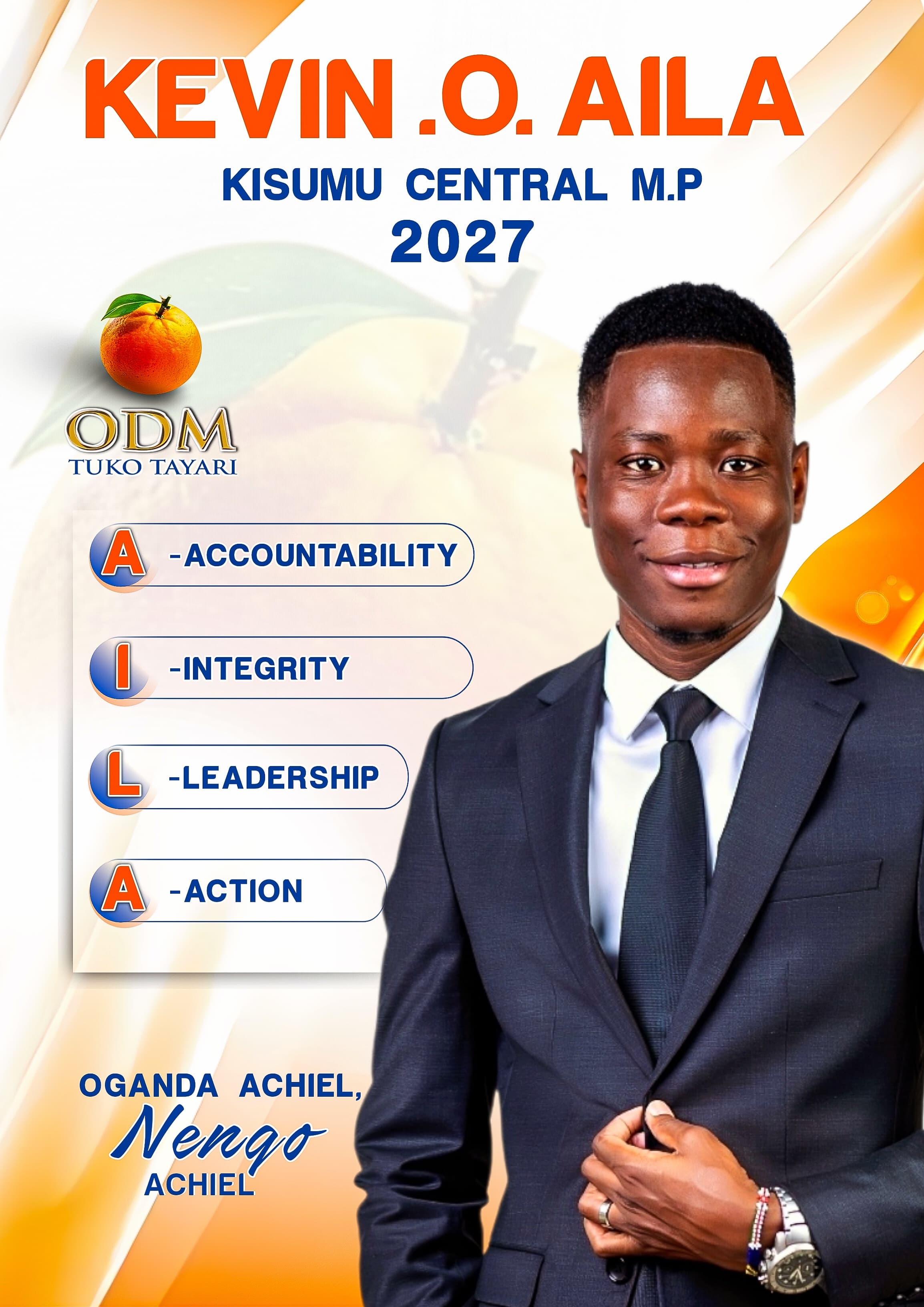 Kevin O. Aila - Kisumu Central MP 2027